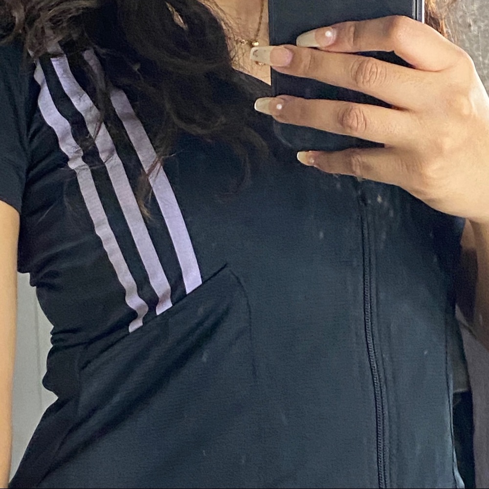 Rare Adidas zip up shirt jacket
